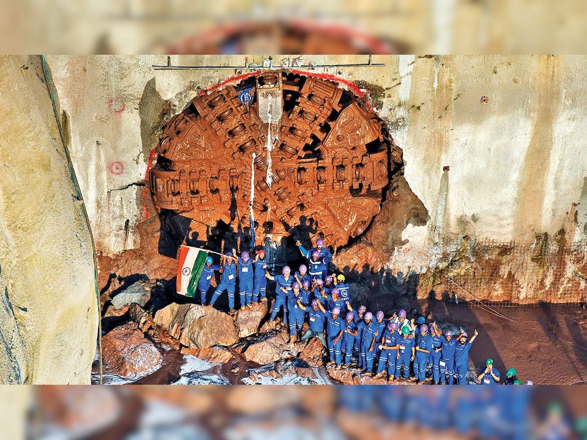 First tunnel breakthrough for underground Mumbai Metro-3