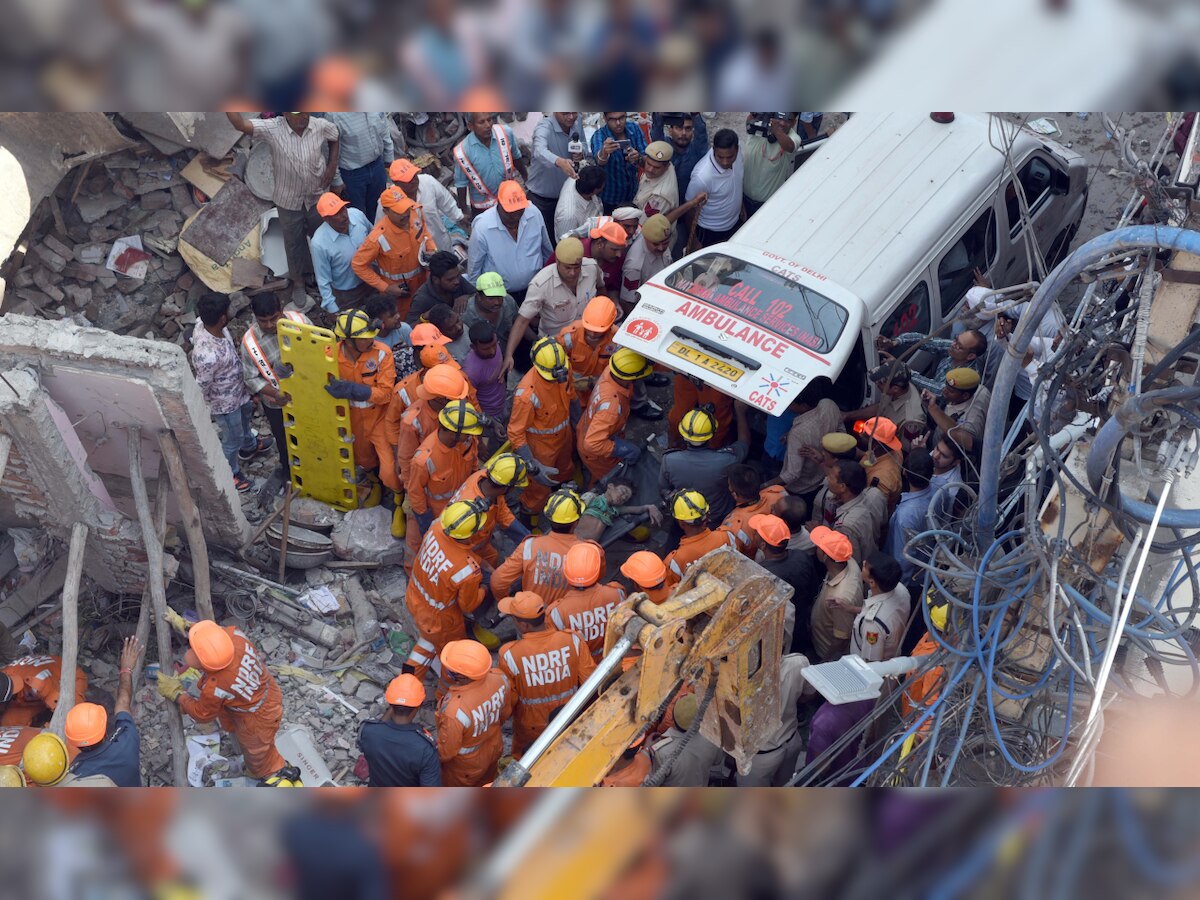 7 killed as building collapses in Delhi, three weeks after it was 'inspected' by municipal team