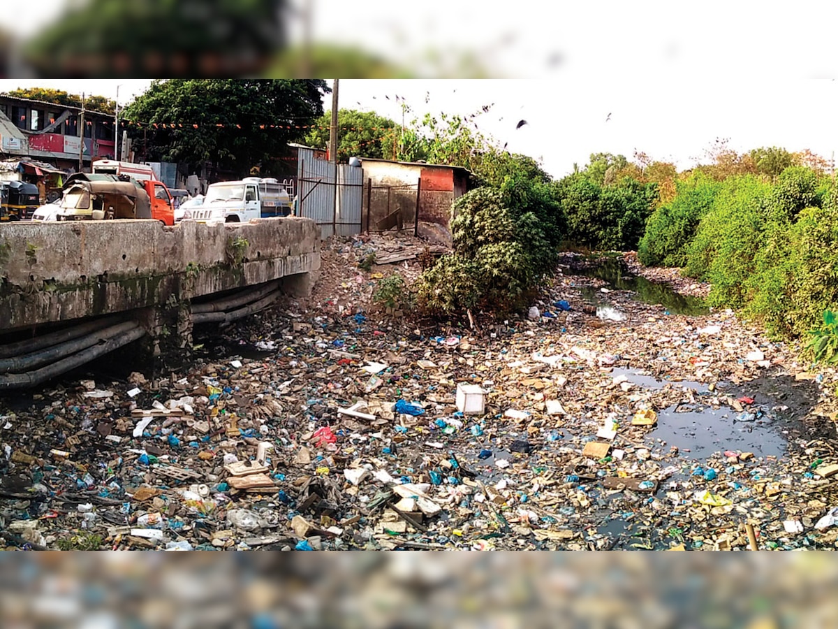 Aluminium net nullah covers to catch plastic trash on the cards