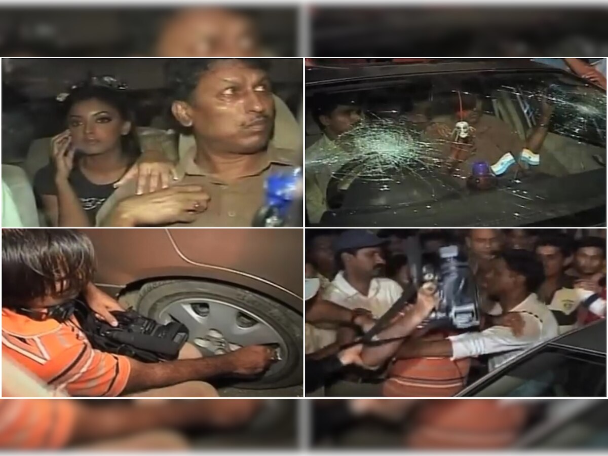 WATCH: Horrifying video of mob attacking Tanushree Dutta after she walked out of Horn OK Pleassss sets is going VIRAL