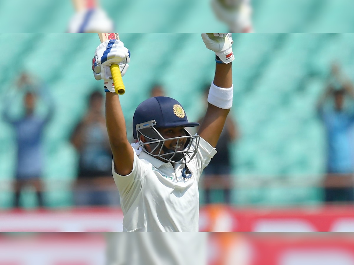 India vs West Indies: Prithvi Shaw dedicates his century to his father,  says 'he sacrificed a lot for me