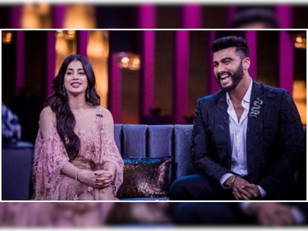 Koffee With Karan 6: Arjun Kapoor and Janhvi Kapoor have a blast on the show, check out pics