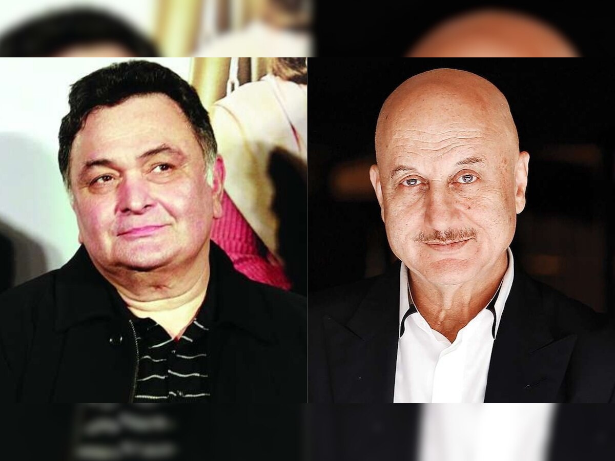 Watch: Rishi Kapoor catches up with his 'Prem Granth' co-star Anupam Kher in New York