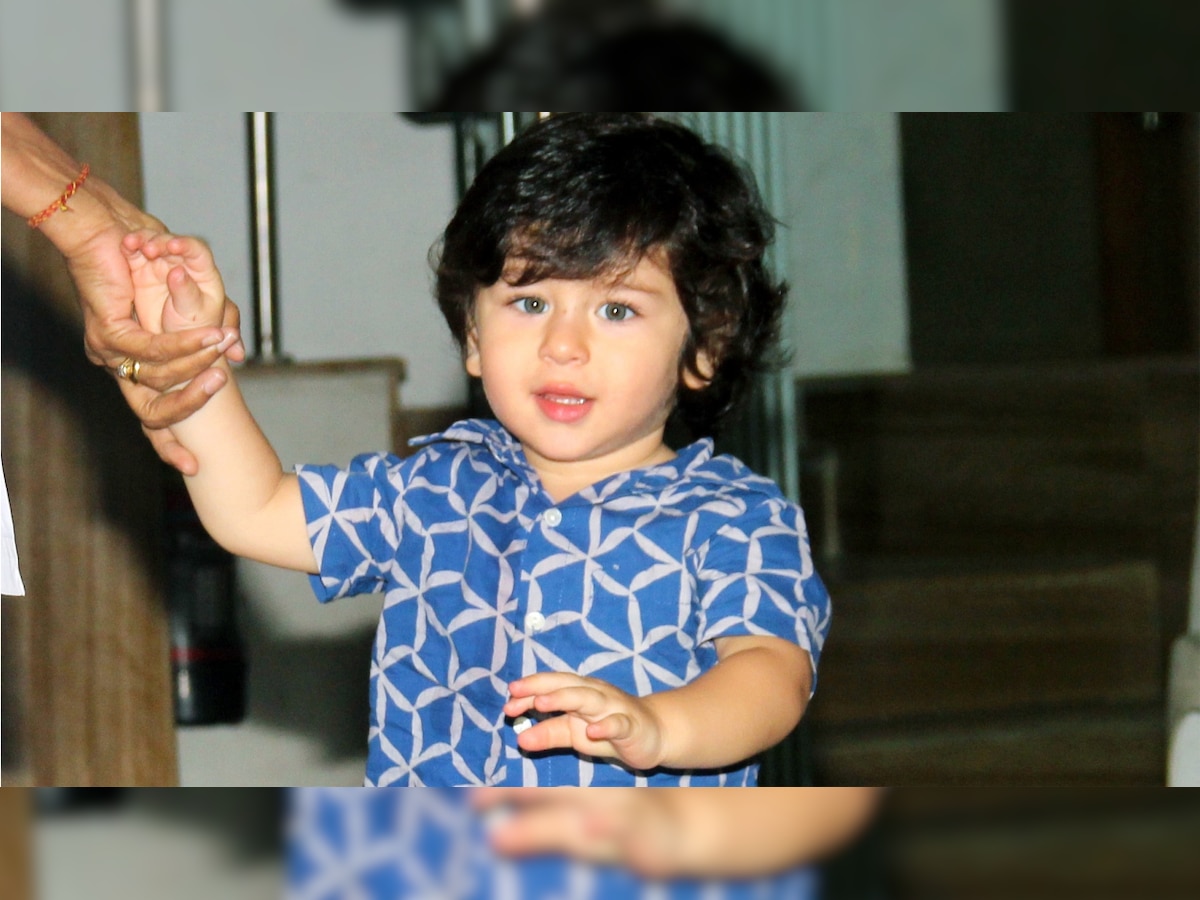 VIRAL VIDEO: Kareena's little munchkin Taimur Ali Khan corrects the paparazzi calling out his name, tells them- It's Tim