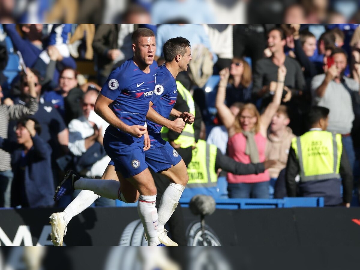 Premier League: Ross Barkley salvages last-gasp point for Chelsea against Man United