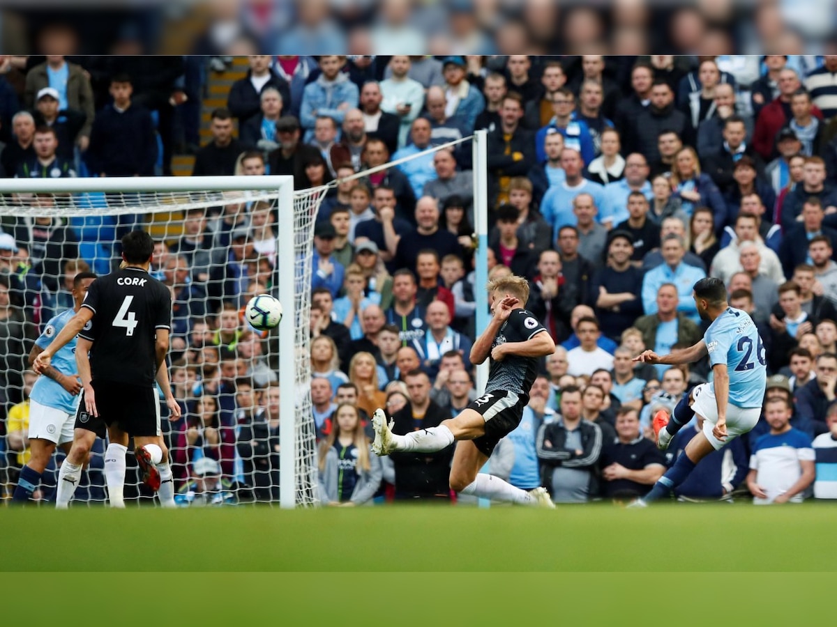 Premier League: Man City go on top with 5-0 thrashing of Burnley 