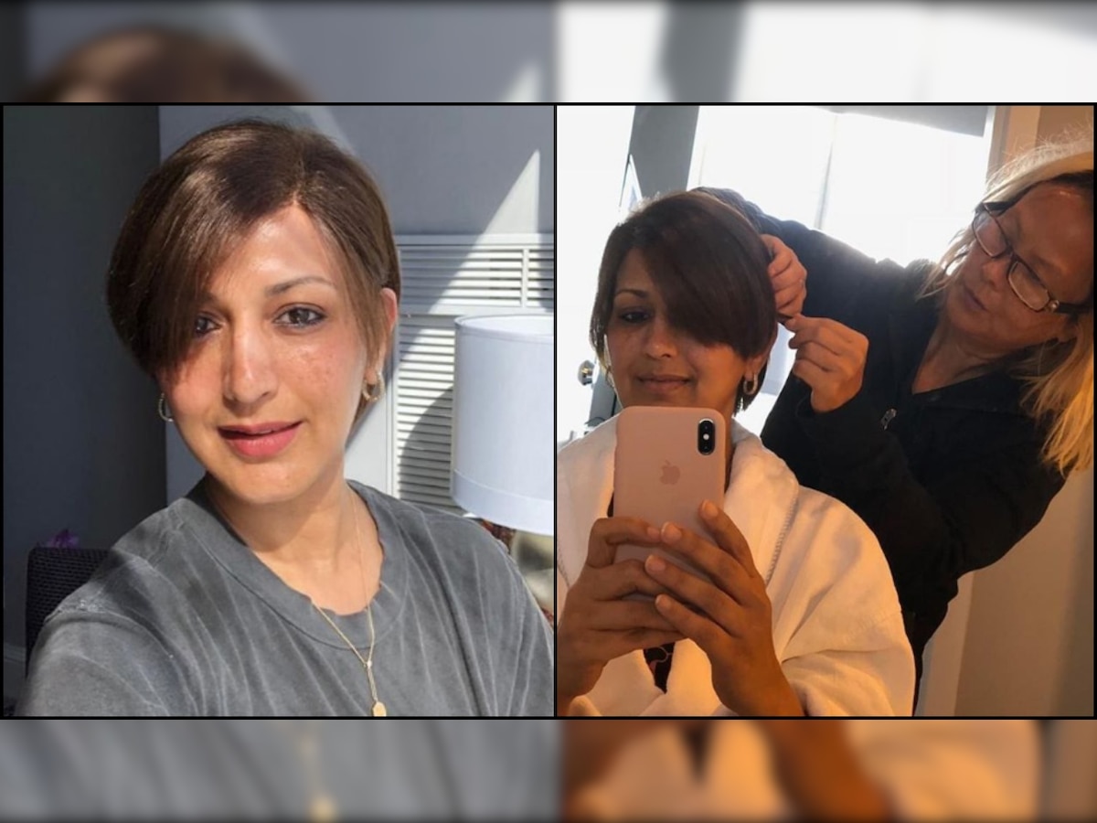 Switch on the sunshine: Sonali Bendre sports new hair cut