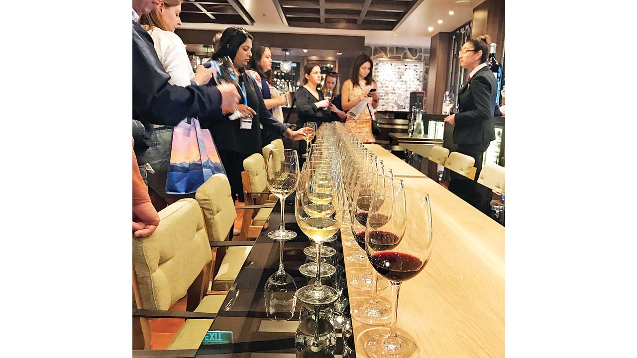 You can also opt for a personal wine-tasting session