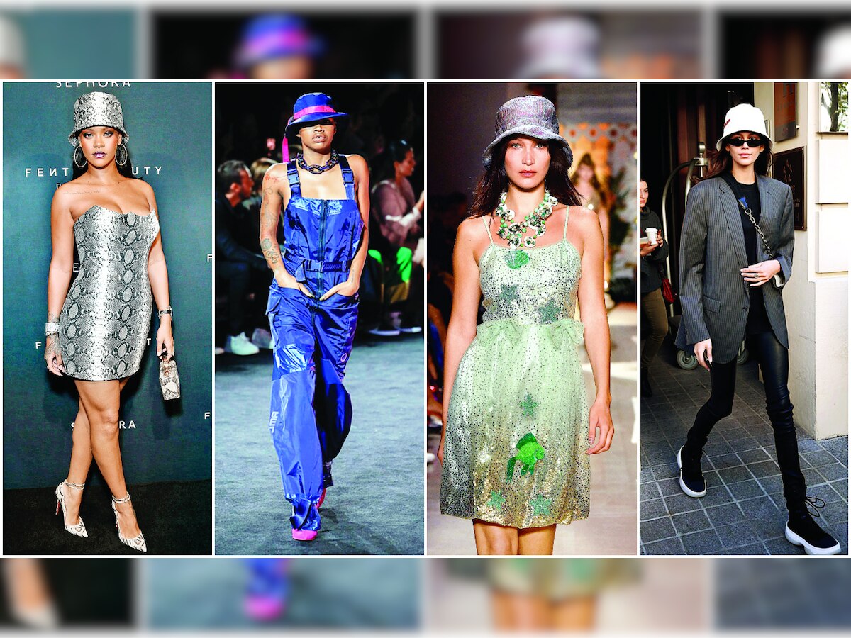 From Rihanna to Bella Hadid: It's raining bucket hats for celebs