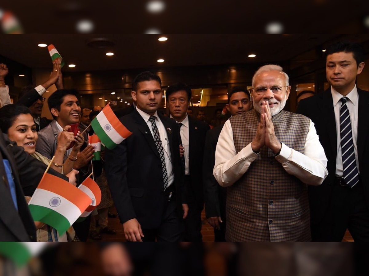 PM Modi reaches Japan, accorded warm welcome