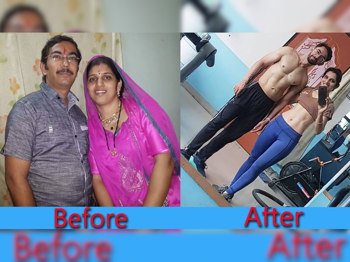 Abs ne bana di jodi: This Marwari couple's fitness transformation will even leave SRK in awe