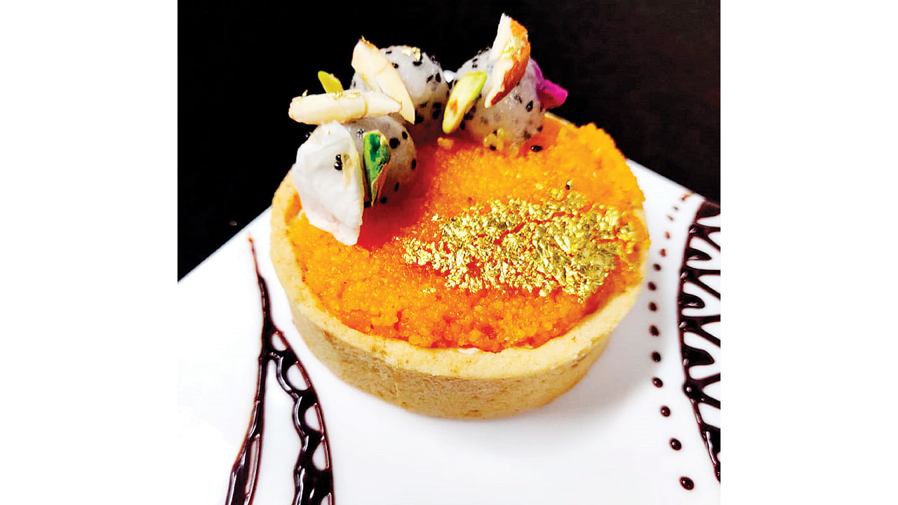 Motichoor tart