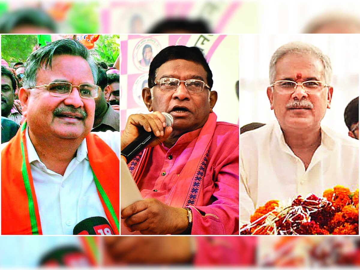 Assembly Elections 2018: 3 leaders fight it out for throne of Chhattisgarh