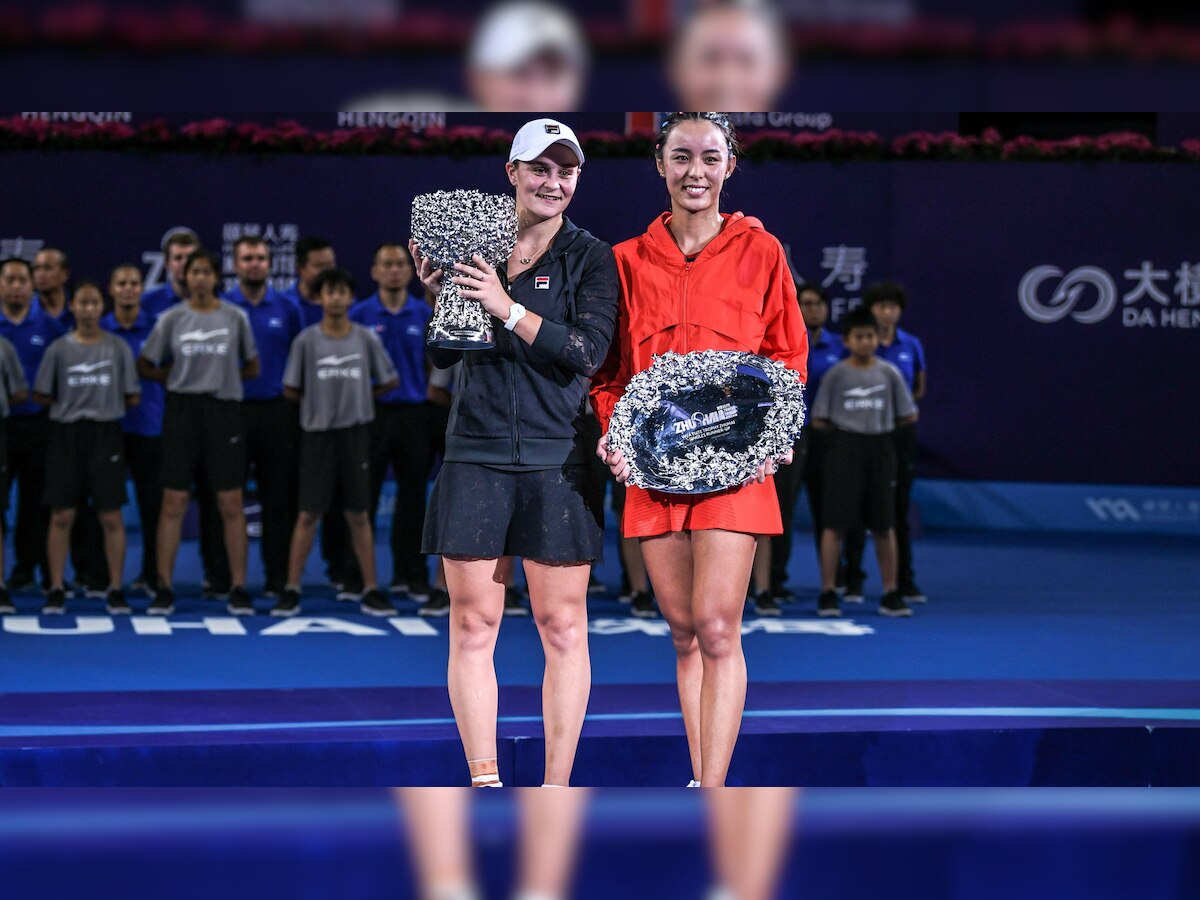 Ashleigh Barty downs Wang Qiang to win WTA Elite Trophy