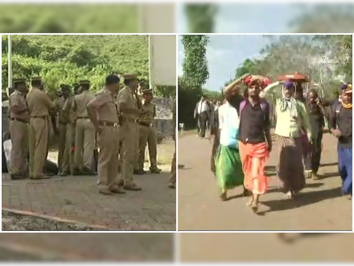 Amid heavy security, devotees begin Sabarimala trek ahead of special puja