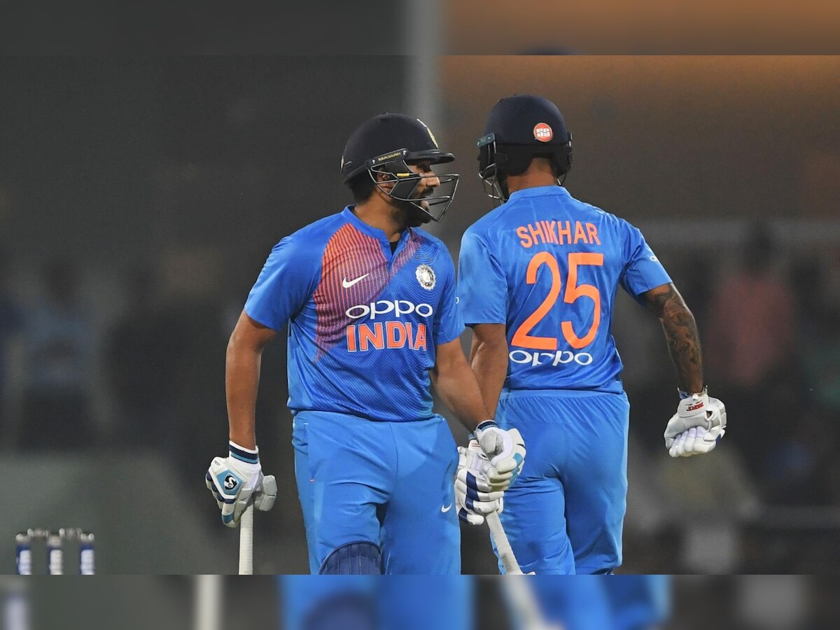 This is what Rohit said about Dhawan after India clean sweep West Indies 3-0 in T20I series