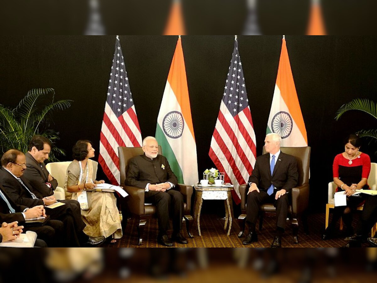 PM Modi, US VP Mike Pence hold bilateral meeting in Singapore; defence, trade figure in talks