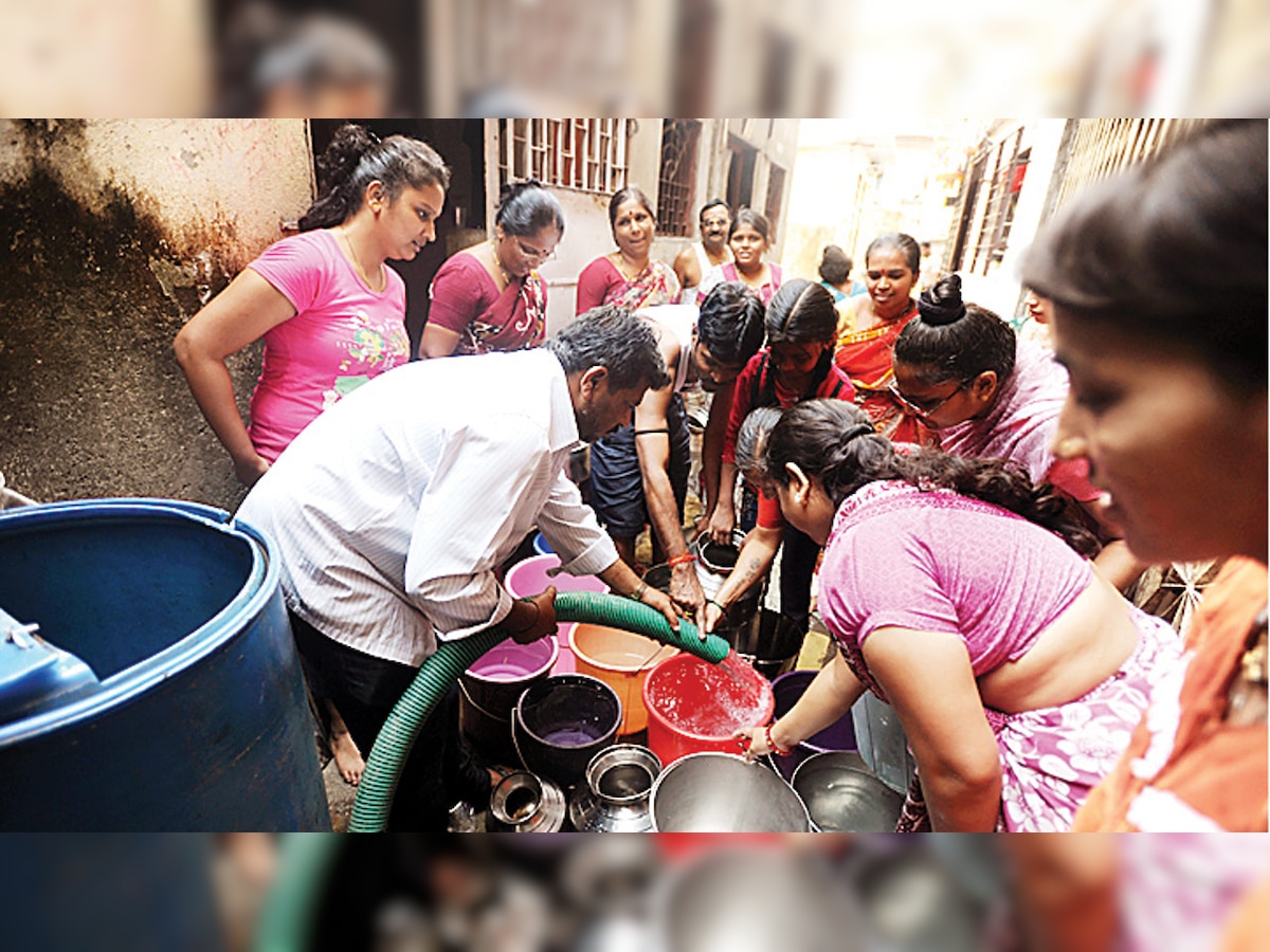 Cuffe Parade residents have been getting less water from August