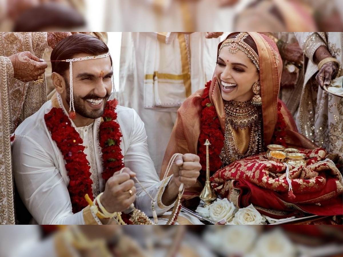 The wait is over! FIRST PICTURES of Deepika Padukone and Ranveer Singh's dreamy wedding are here...