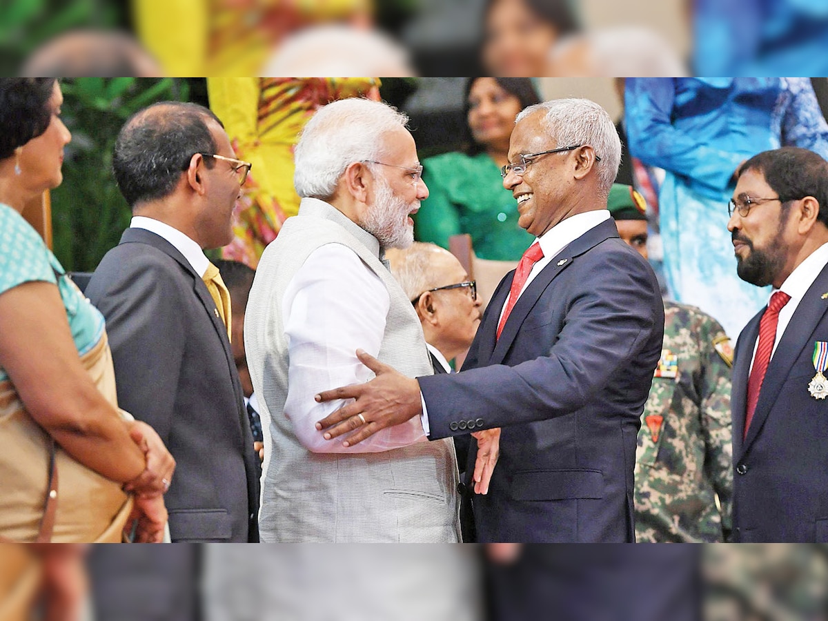 PM Modi in pole position as Ibrahim Mohamed Solih takes oath in Maldives