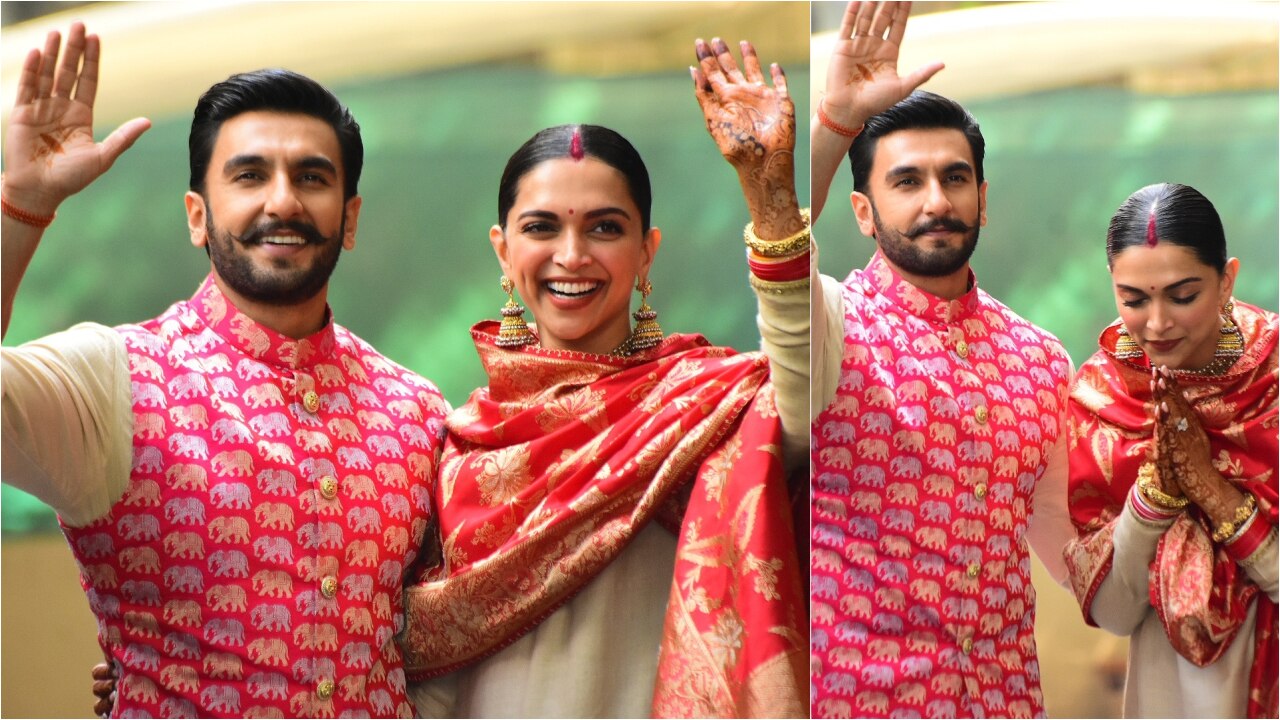 Pics: Newlyweds Deepika Padukone and Ranveer Singh are back in town and