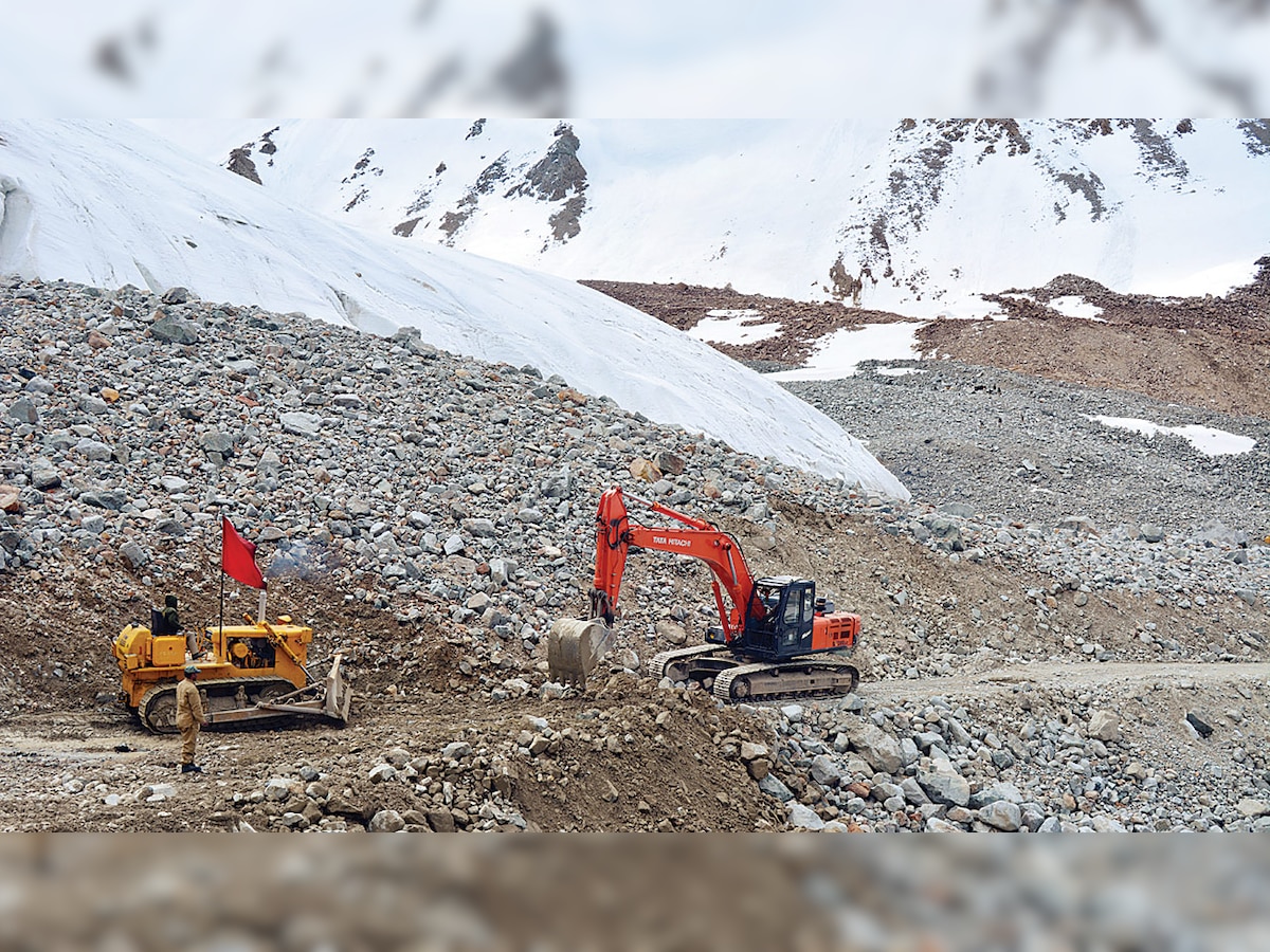 World's first road through glacier to stand in Ladakh