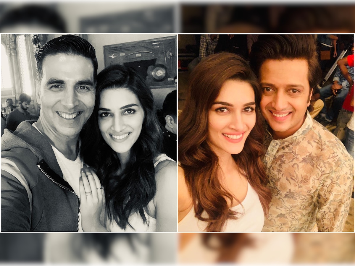 Kriti Sanon shares heartfelt notes for 'Housefull 4' co-stars Akshay Kumar and Riteish Deshmukh post wrap up of the film