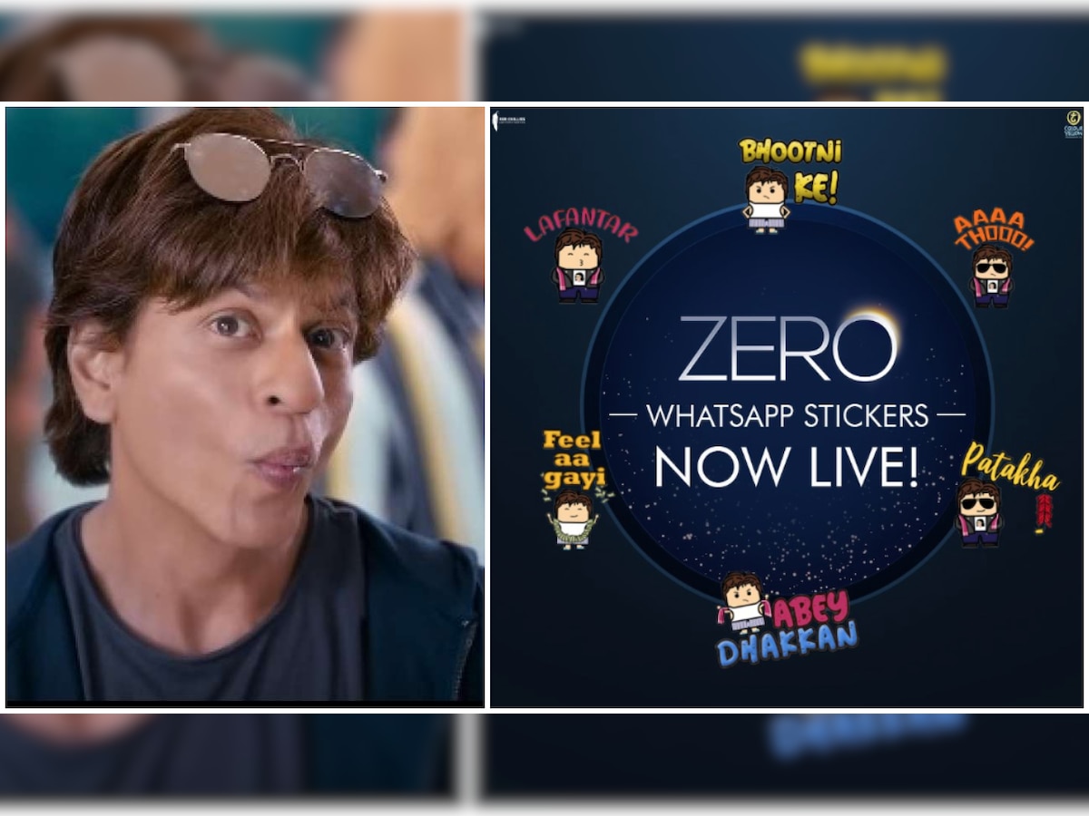 Shah Rukh Khan's 'Zero' becomes first Bollywood film to have WhatsApp stickers; This is how you can download them