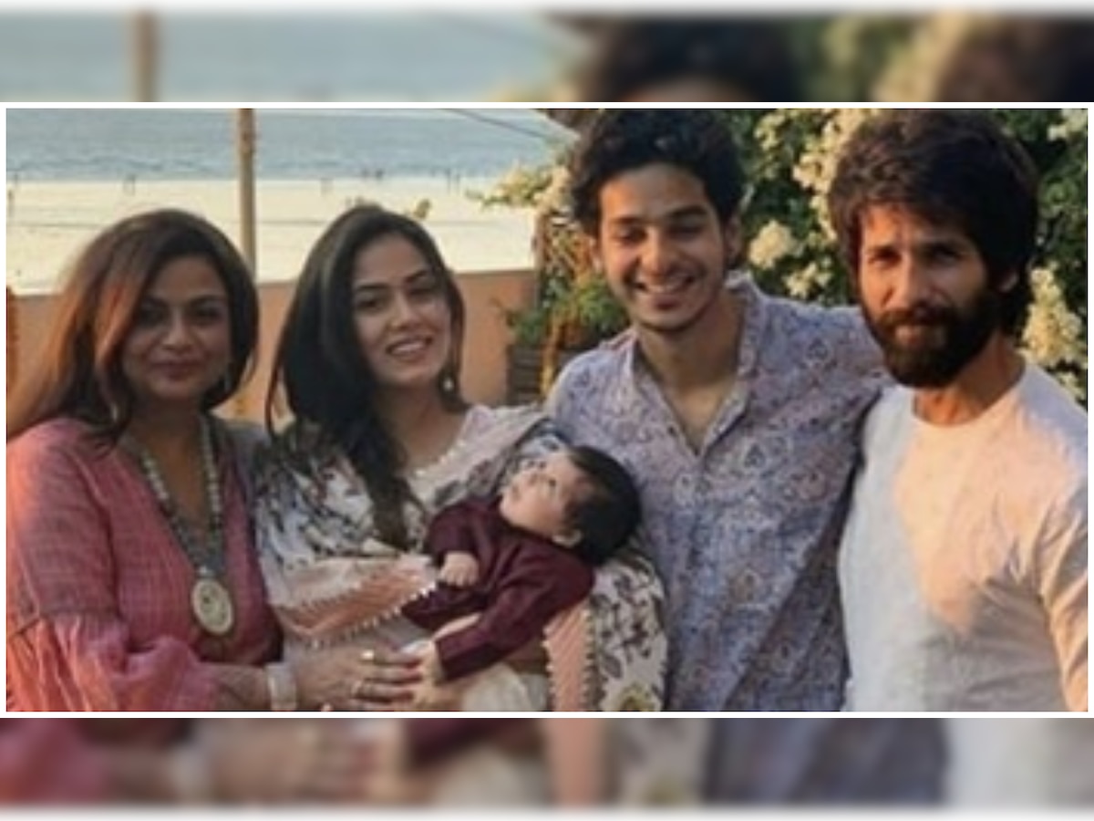 These pics of Shahid Kapoor with wife Mira, son Zain would have made a perfect family photo if Misha wasn't missing!