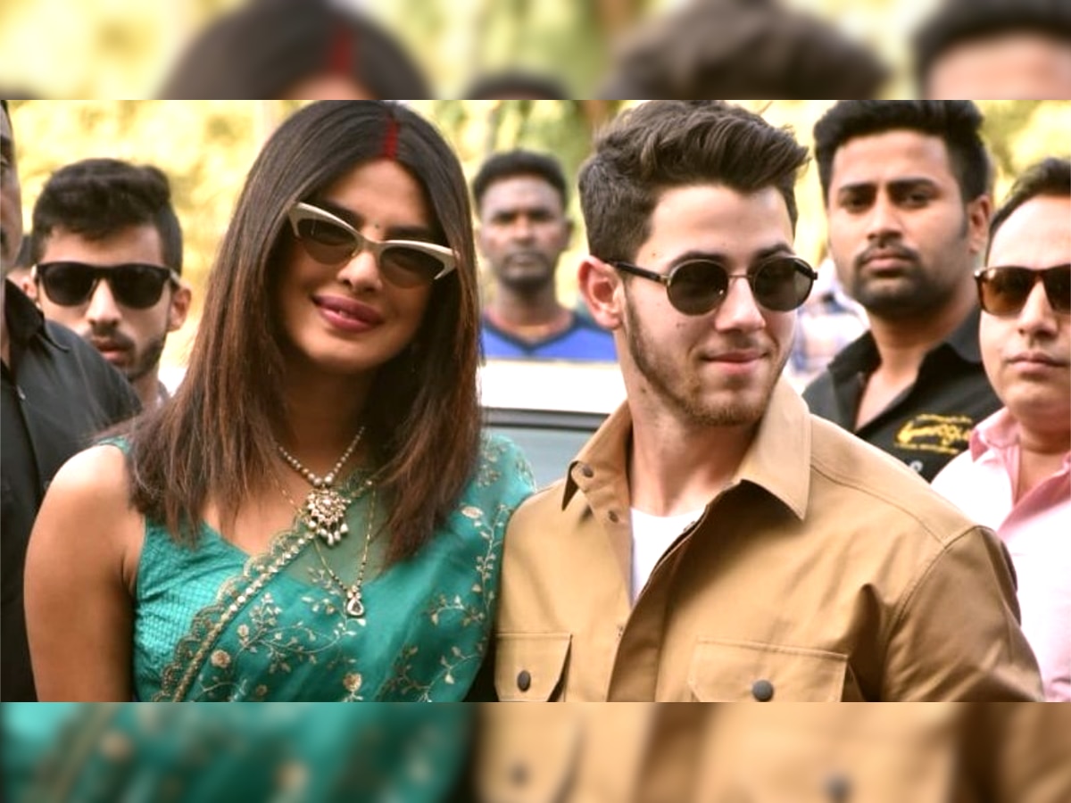 SPOTTED: Priyanka Chopra and Nick Jonas make first public appearance as newly-weds, head to Delhi for their reception