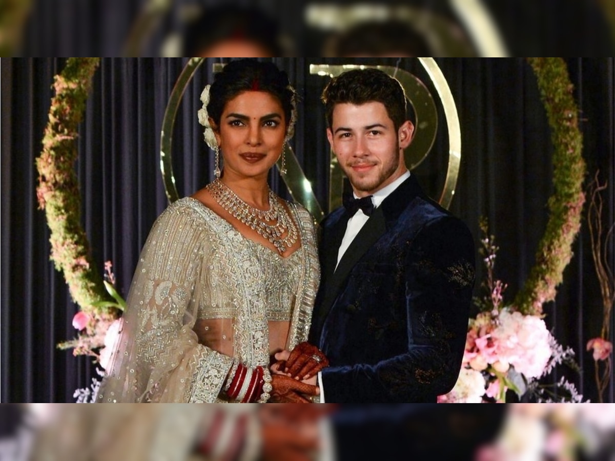 PICS and VIDEOS: Priyanka Chopra and Nick Jonas look oh-so-much-in-love at their wedding reception in Delhi!