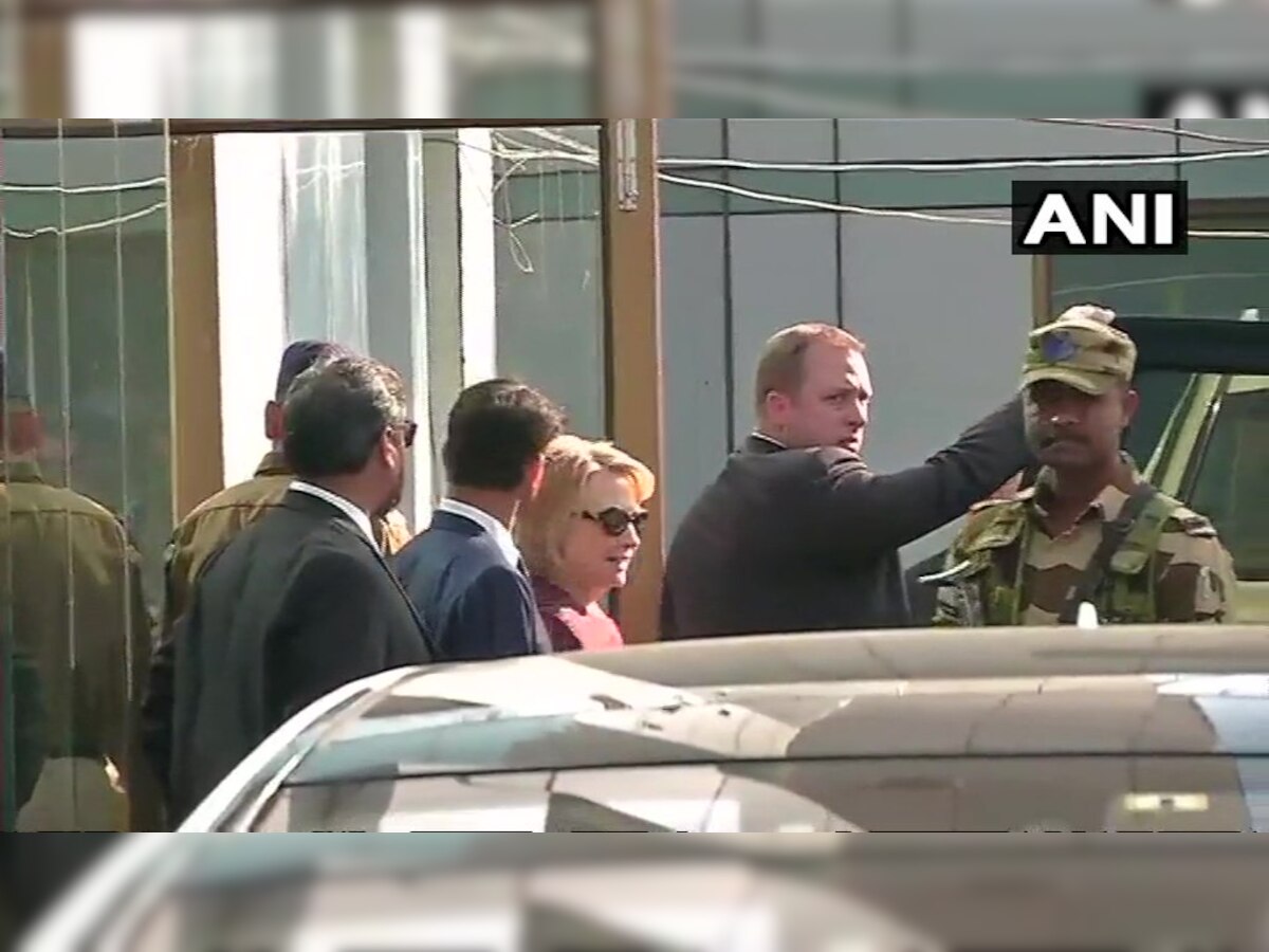 Isha Ambani and Anand Piramal’s wedding: Former US Secretary of State Hillary Clinton arrives in Udaipur