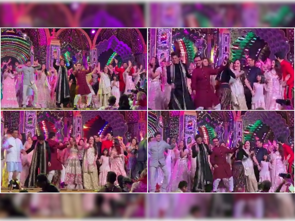 WATCH: Shah Rukh Khan, Aamir Khan, Aishwarya Rai Bachchan dance like there's no tomorrow at Isha Ambani's Sangeet