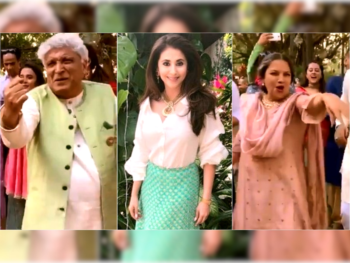 Shabana Azmi, Urmila Matondkar, Javed Akhtar's viral dance video is NOT from Isha Ambani's Sangeet-Watch it nevertheless