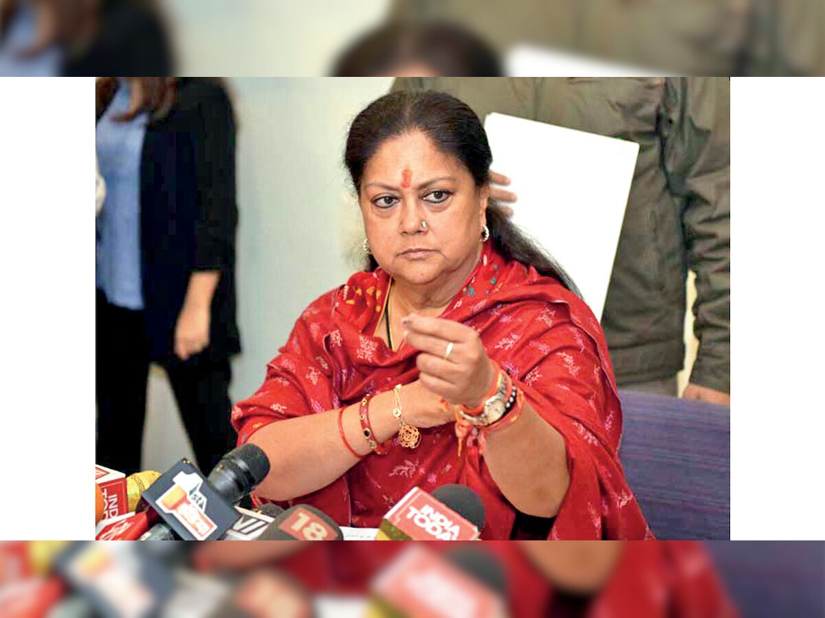 Rajasthan Assembly Elections 2018: Vasundhara Raje accepts people’s verdict, sends resignation to Governor