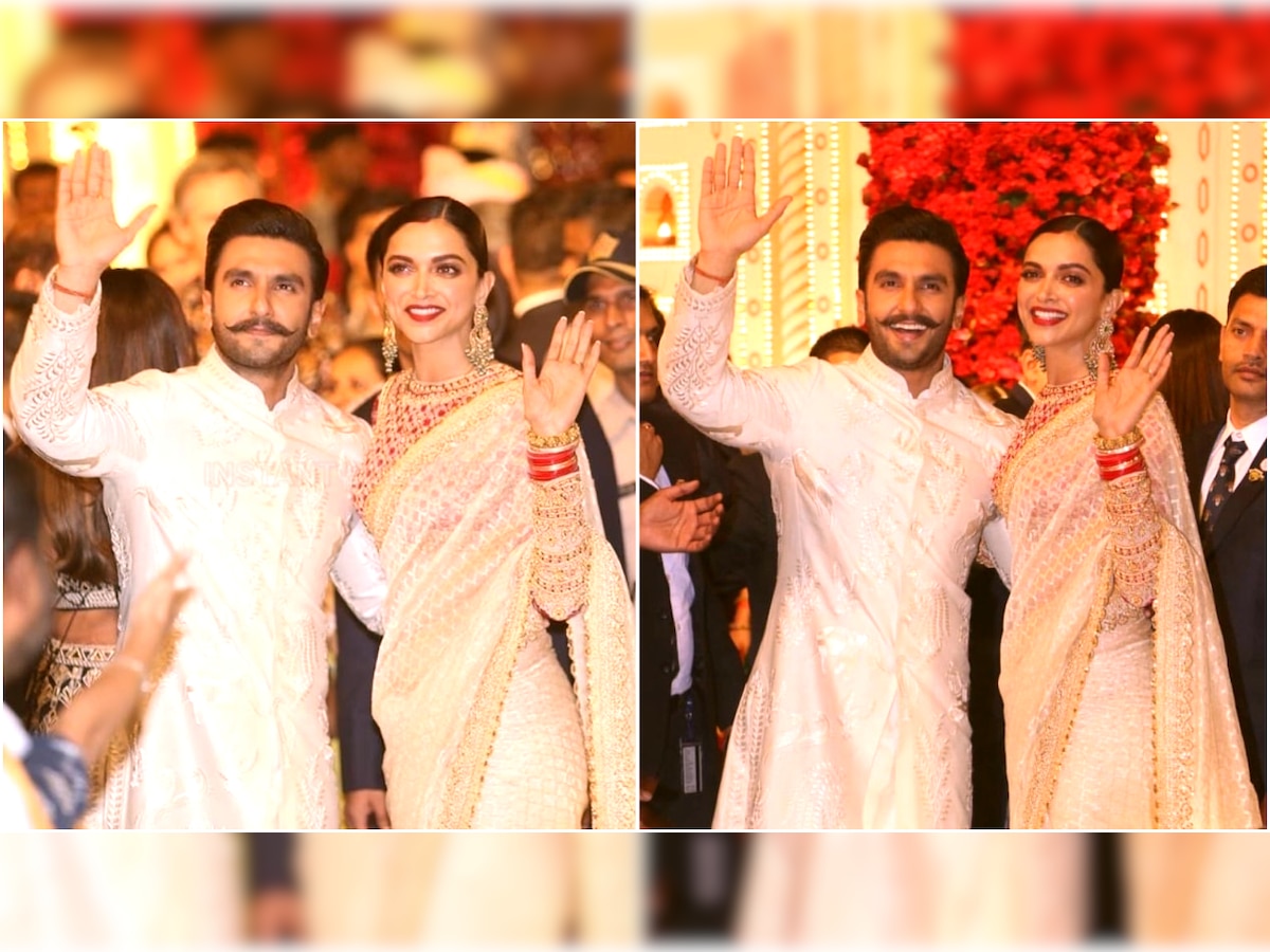 PHOTOS: Ranveer Singh and Deepika Padukone arriving hand-in-hand at Isha Ambani-Anand Piramal wedding is all things love