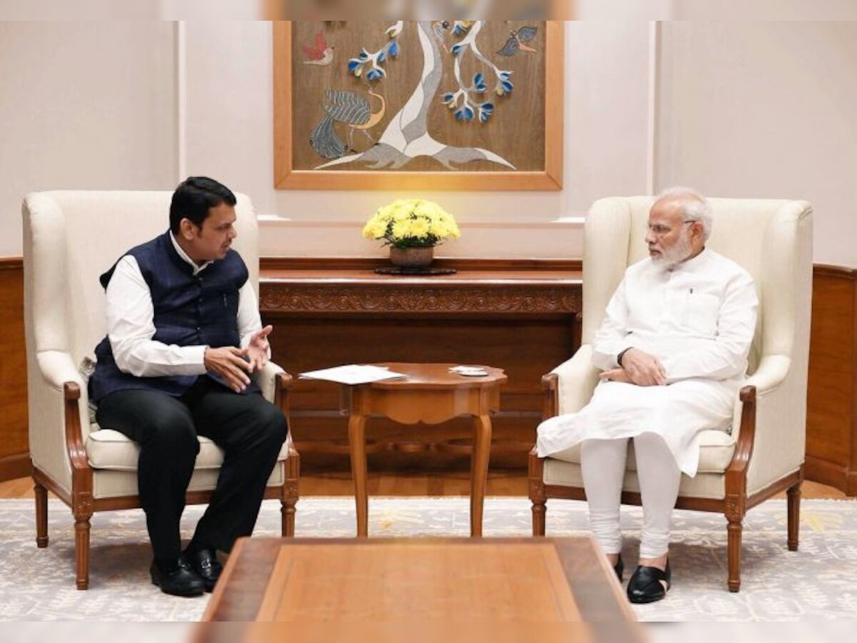 Maharashtra CM Fadnavis seeks assistance from PM Modi to tackle drought situation in state 