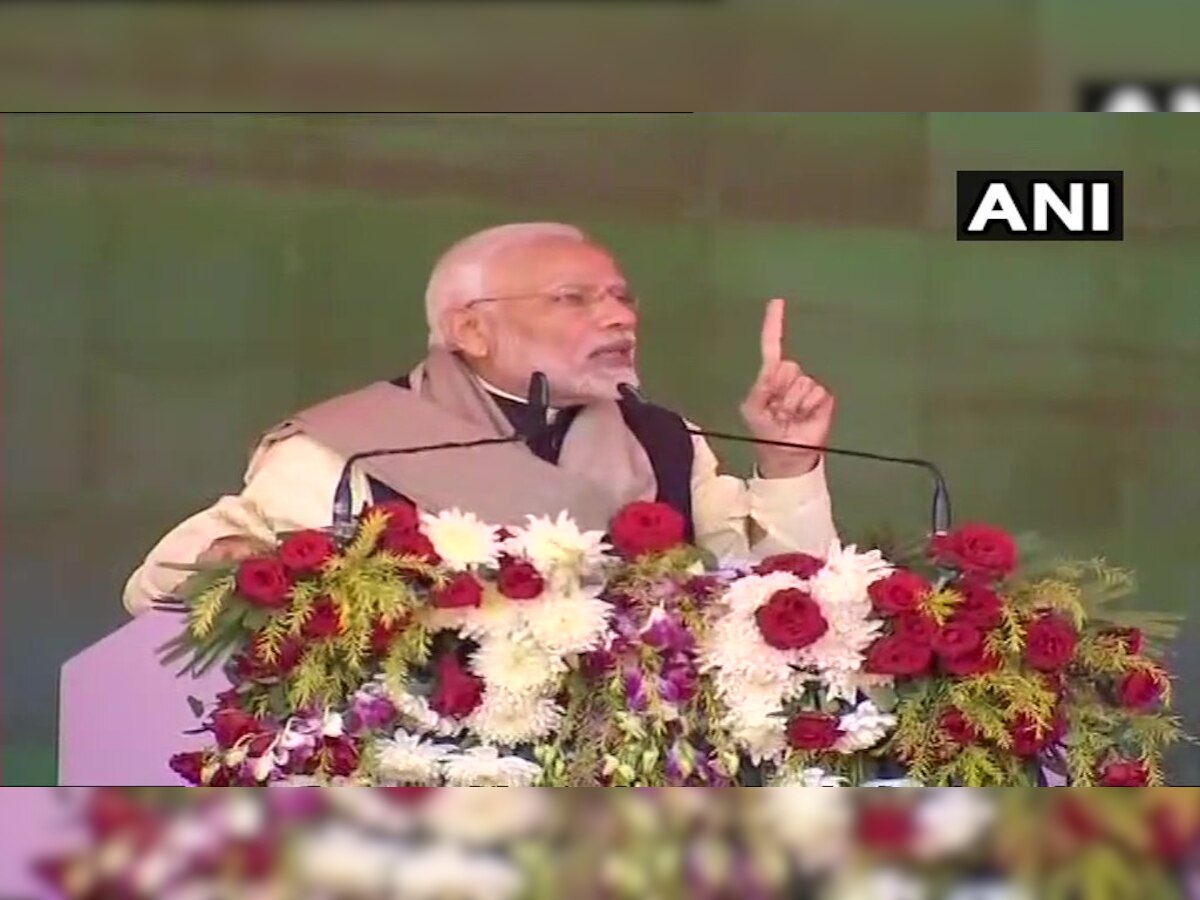 In first speech since Assembly polls loss, PM Modi attacks Congress in Sonia Gandhi's stronghold