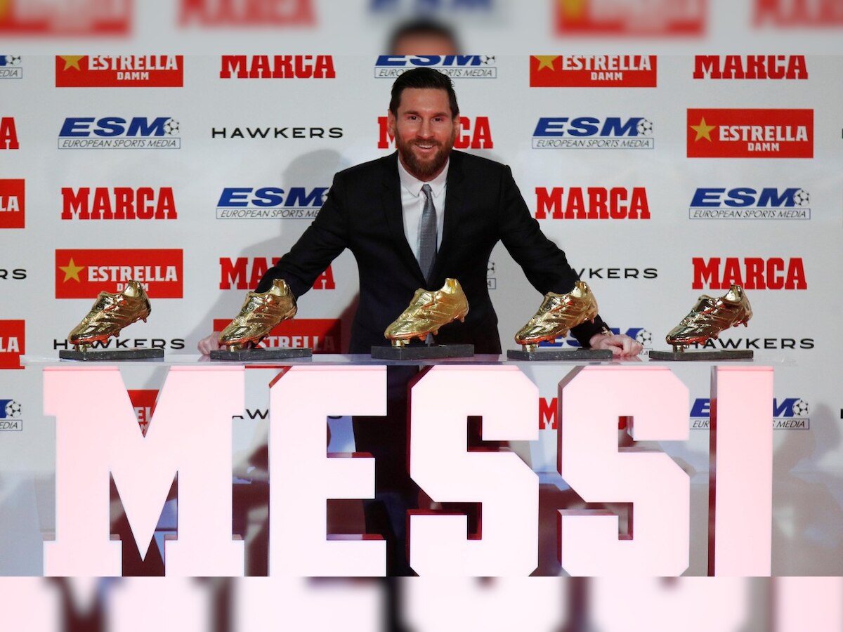 'I never expected so much success,' says Messi after receiving 5th Golden Shoe