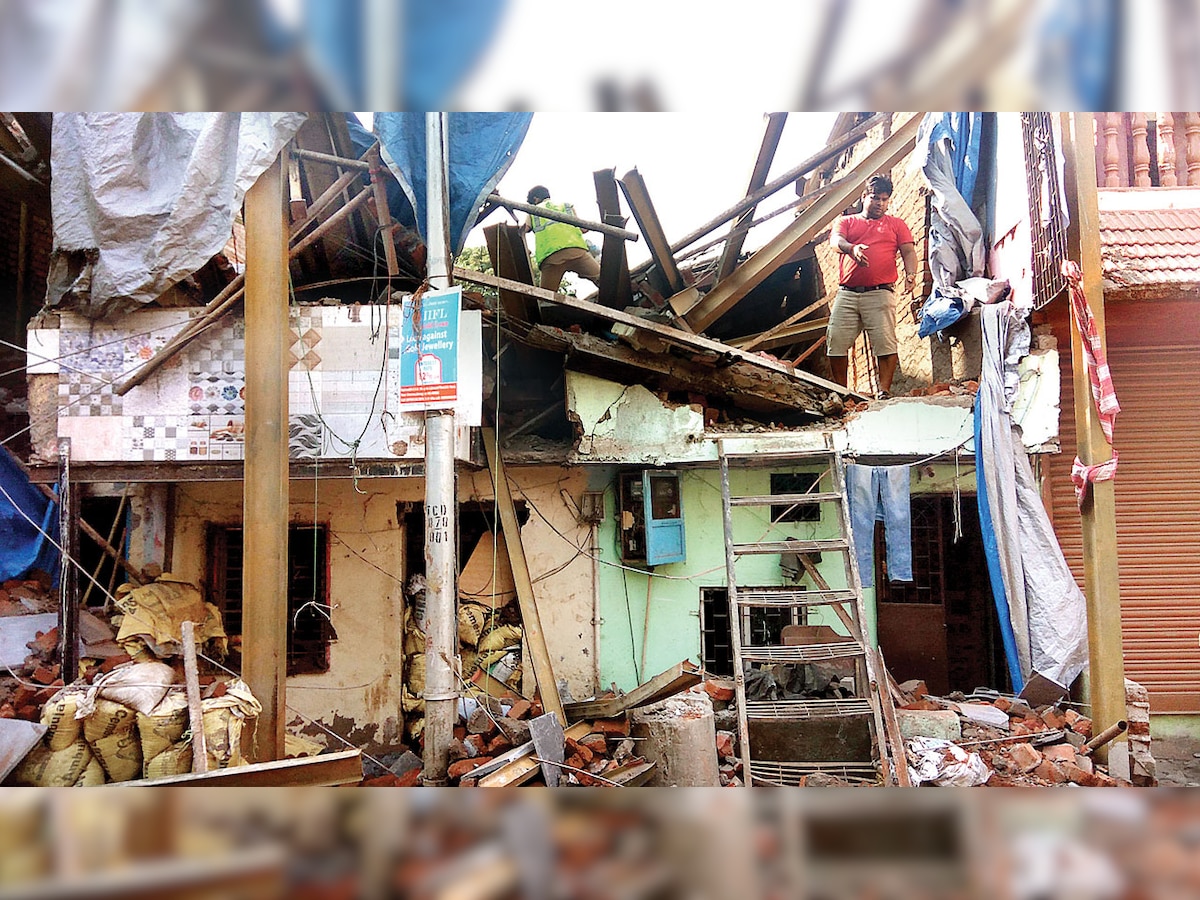 Goregaon house falls: Weight of gunny bags toppled home