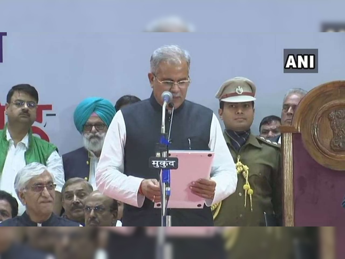 Chhattisgarh CM Bhupesh Baghel expands cabinet; inducts nine ministers