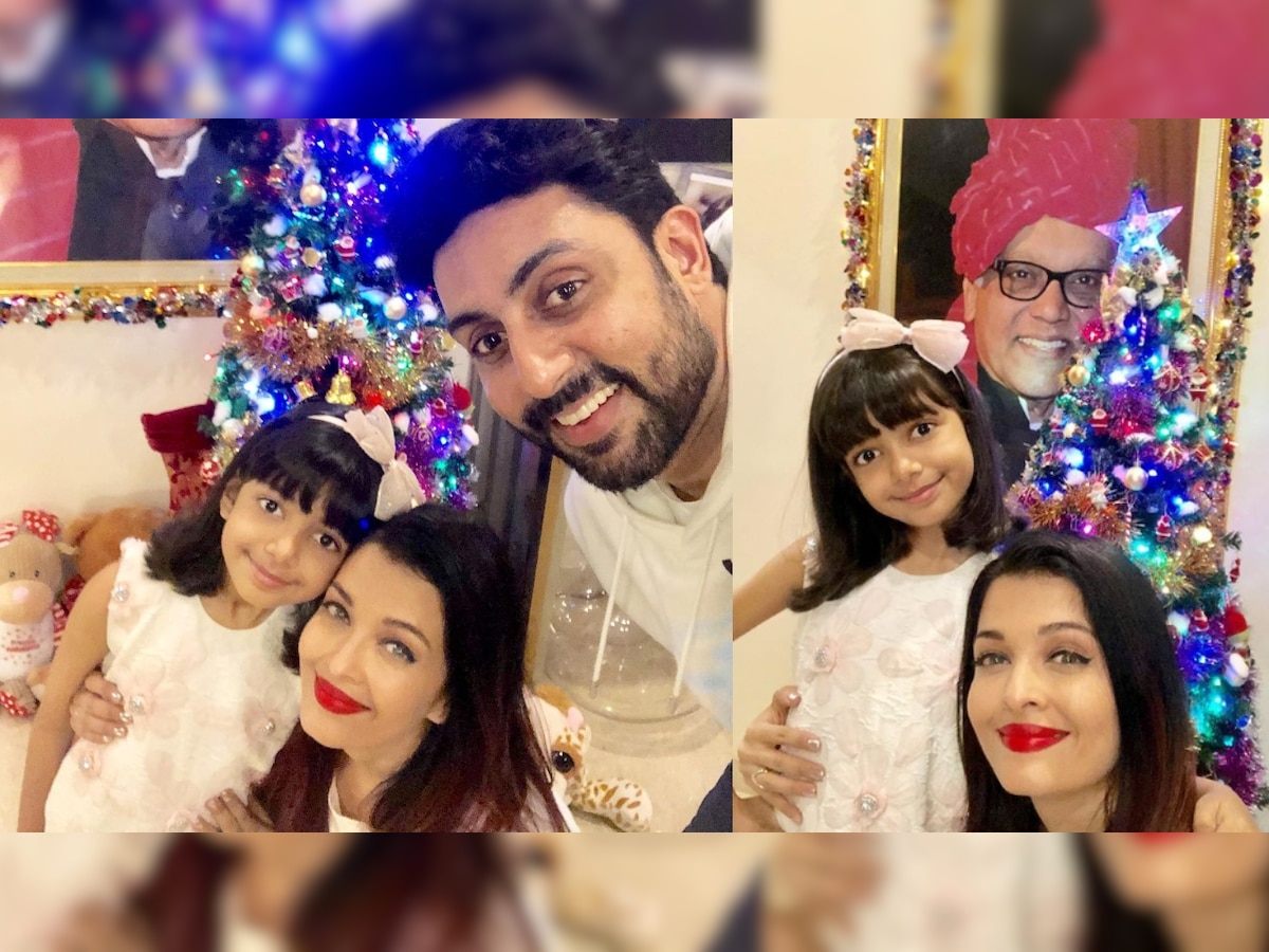 Aishwarya Rai Bachchan shares inside pics from her Christmas celebrations with Abhishek and Aaradhya