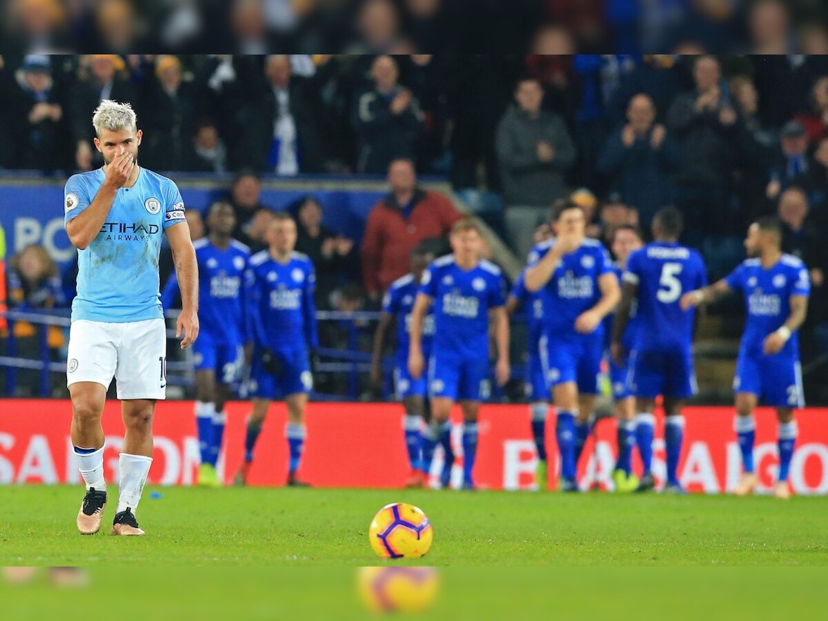 Premier League: A 2-1 defeat to Leicester leaves Man City third on table