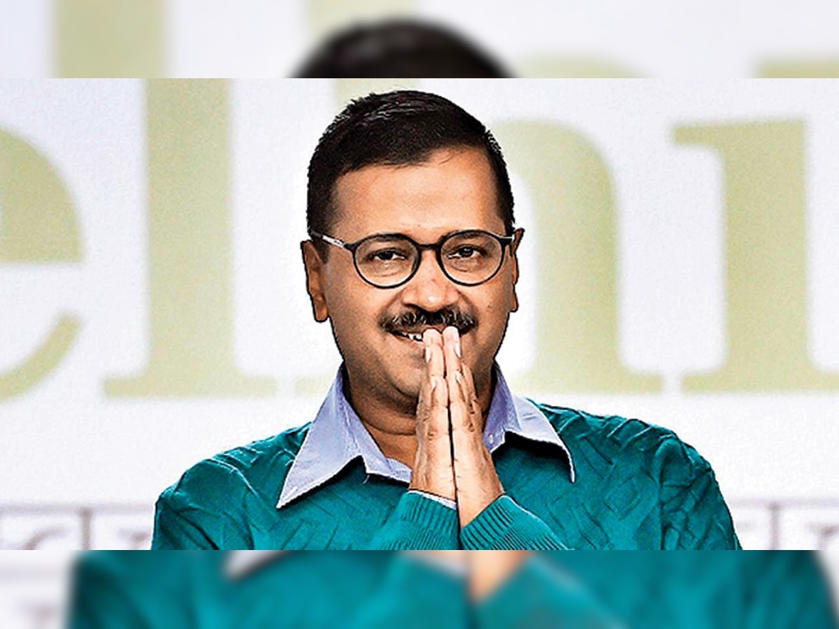 BJP workers mock CM Arvind Kejriwal