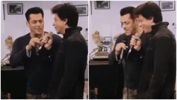 Watch: Salman Khan and Shah Rukh Khan jamming together is the best thing you will see today! 