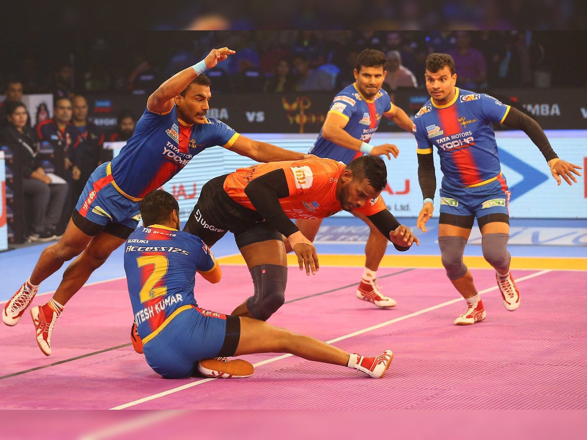 Pro Kabaddi (PKL) 2018: UP Yoddha edge past U Mumba 34-29