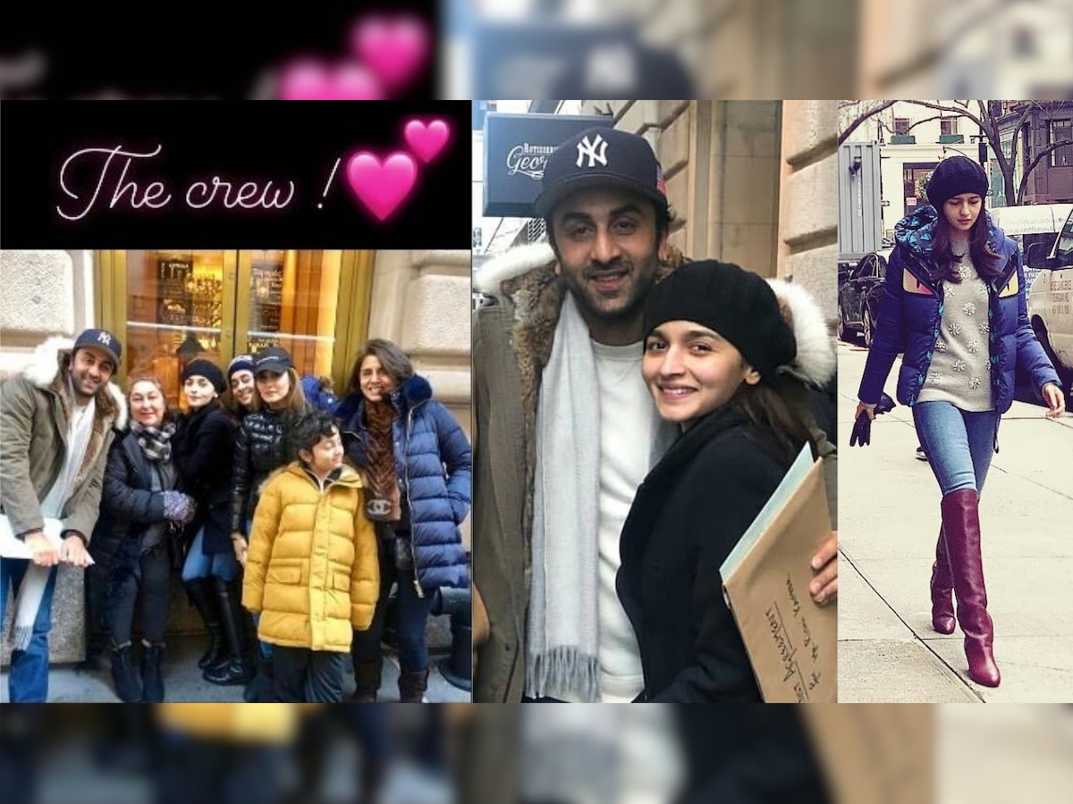 Ranbir Kapoor and Alia Bhatt get cosy on the streets of New York - See Photos