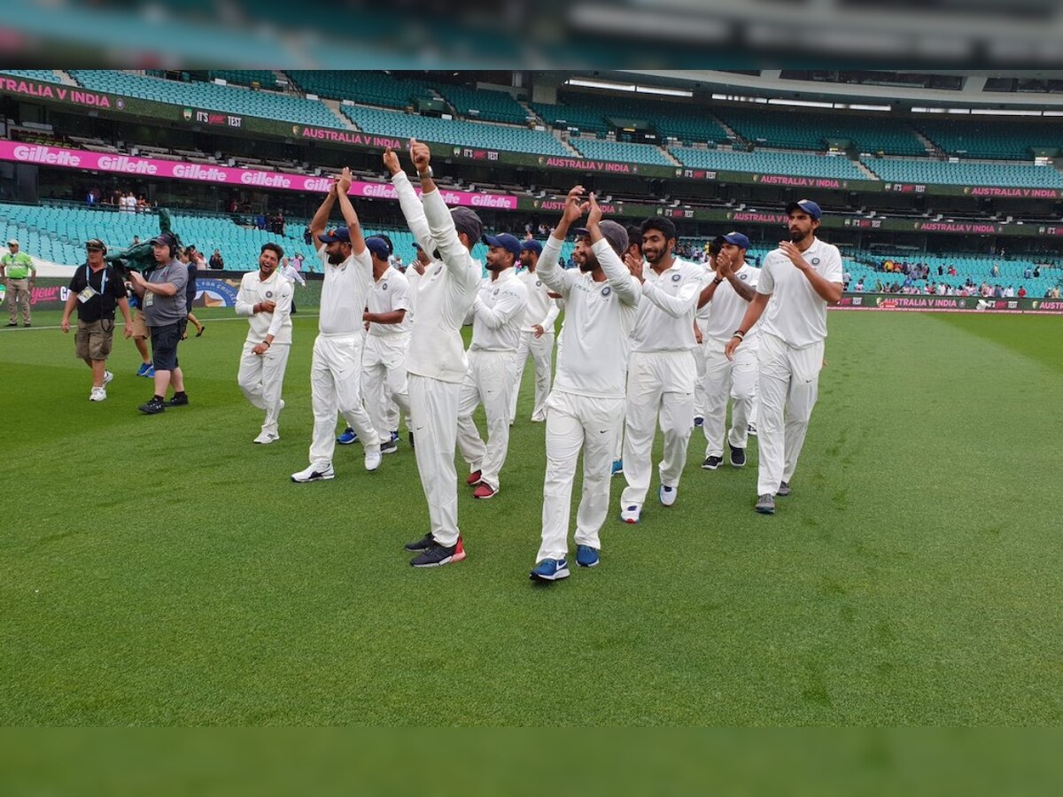 Watch: Kohli, Rahul, Pant make Pujara dance as Team India break into celebrations on maiden Test series win Down Under