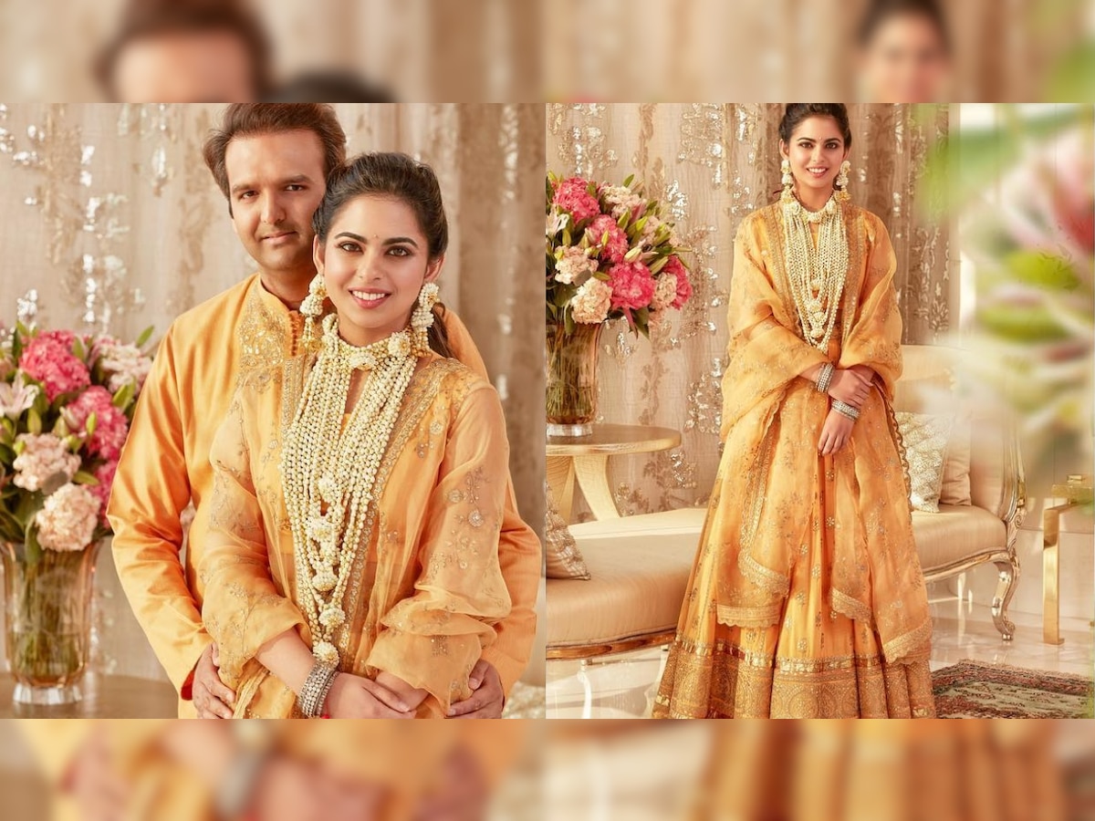 Unseen: Isha Ambani Piramal looked exquisite during her Haldi ceremony