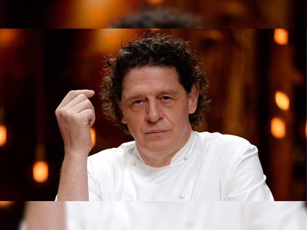 Chef Marco Pierre White at 'World on A Plate' gourmet food festival